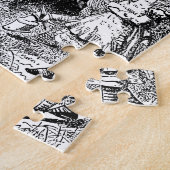 ヴィンテージアリスinワンダーランド白騎士オンホース ジグソーパズル (側面)