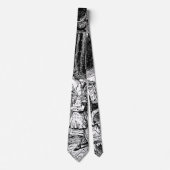 ヴィンテージアリスinワンダーランド白騎士オンホース ネクタイ (正面)