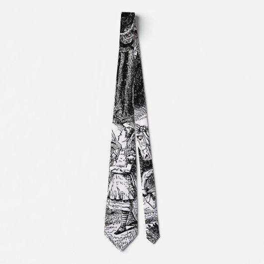 ヴィンテージアリスinワンダーランド白騎士オンホース ネクタイ (正面)