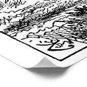 ヴィンテージアリスinワンダーランド白騎士オンホース ポスター (角)