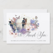 ヴィンテージアリスinワンダーランド童話の写真 サンキューカード (正面)