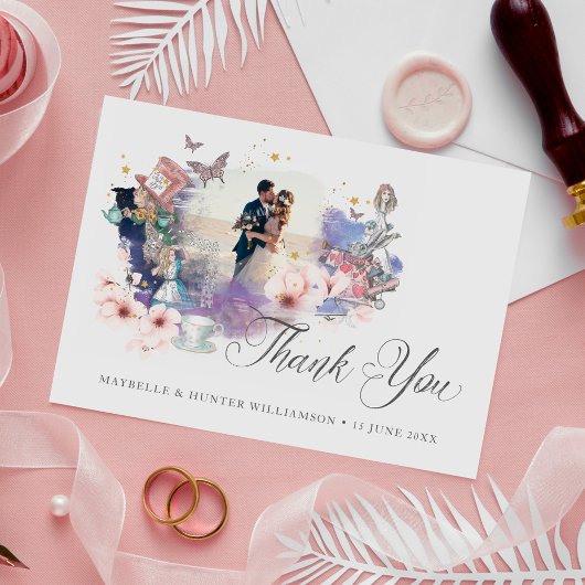 ヴィンテージアリスinワンダーランド童話の写真 サンキューカード