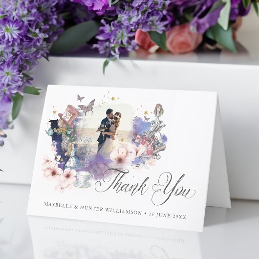 ヴィンテージアリスinワンダーランド童話の写真 サンキューカード