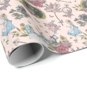 ヴィンテージアリスinワンダーランド童話ストーリーブック ラッピングペーパー (ロールコーナー)