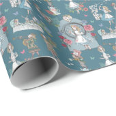 ヴィンテージアリスinワンダーランド童話物語Wr ラッピングペーパー (ロールコーナー)