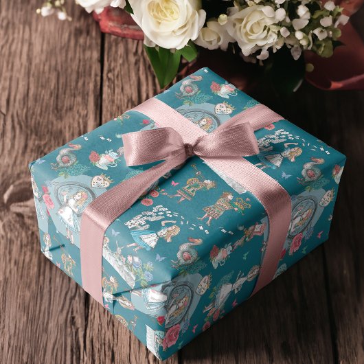 ヴィンテージアリスinワンダーランド童話物語Wr ラッピングペーパー