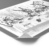 ヴィンテージアリスinワンダーランド茶パーティーポスター ポスター (角)