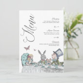 ヴィンテージアリスinワンダーランド茶パーティーメニュー メニュー (スタンド正面)