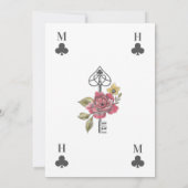 ヴィンテージアリスinワンダーランド茶パーティーメニュー 招待状 (裏面)