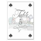 ヴィンテージアリスinワンダーランド茶遊パーティーズカード テーブルナンバー (裏面)