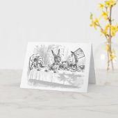 ヴィンテージアリスinワンダーランド誕生日カード カード (黄色い花)