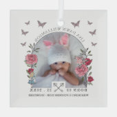 ヴィンテージアリスinワンダーランド誕生発表 ガラスオーナメント (裏面)