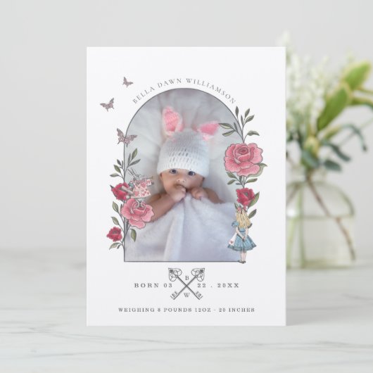 ヴィンテージアリスinワンダーランド誕生発表 招待状 (スタンド正面)