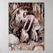 ヴィンテージアリスinワンダーランド赤ちゃんの豚 ポスター (正面)