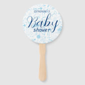 ヴィンテージアリスinワンダーランド赤ちゃんシャワー ハンドファン (正面)