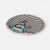 ヴィンテージアリスinワンダーランド赤ちゃんシャワー ペーパープレート (アングル)