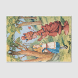 ヴィンテージアリスinワンダーランド赤クイーンデクページ 薄葉紙