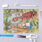 ヴィンテージアリスinワンダーランド赤クイーンデクページ 薄葉紙 (クラフト)