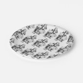 ヴィンテージアリスinワンダーランド飲む私の紙プレート ペーパープレート (アングル)