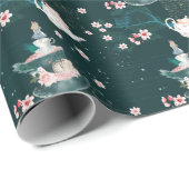 ヴィンテージアリスinワンダーランド魔法のデコパージュ ラッピングペーパー (ロールコーナー)