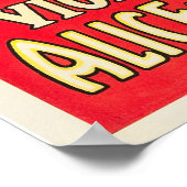 ヴィンテージアリスinワンダーランド1915ハリウッド映画 ポスター (角)