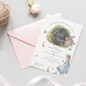 ヴィンテージアリスinワンダーランド |うさぎの穴を下る 招待状