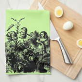 ヴィンテージアリスinワンダーランド キッチンタオル (四つ折り)