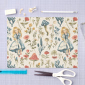 ヴィンテージアリスinワンダーランド・キノコの切り離 薄葉紙 (クラフト)