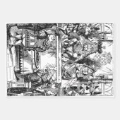 ヴィンテージアリスinワンダーランド,クイーン・オブ・ハート裁判 ラッピングペーパーシート (正面)