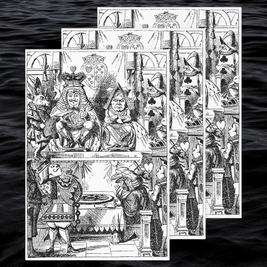 ヴィンテージアリスinワンダーランド,クイーン・オブ・ハート裁判 ラッピングペーパーシート