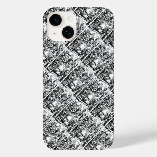 ヴィンテージアリスinワンダーランド,クイーン・オブ・ハート裁判 Case-Mate iPhoneケース (裏面)