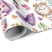 ヴィンテージアリスinワンダーランド・コラージュ・デクページ ラッピングペーパー (ロールコーナー)