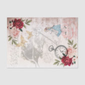 ヴィンテージアリスinワンダーランド・コラージュ・デクページ 薄葉紙 (正面)