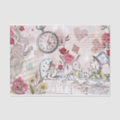 ヴィンテージアリスinワンダーランド・コラージュ・デクページ 薄葉紙 (正面)