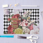 ヴィンテージアリスinワンダーランド・デカップホワイトウサギ 薄葉紙 (クラフト)