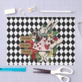 ヴィンテージアリスinワンダーランド・デカップホワイトウサギ 薄葉紙 (クラフト)