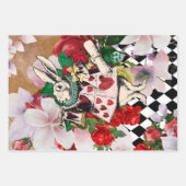 ヴィンテージアリスinワンダーランド・デクページ ラッピングペーパーシート (正面)