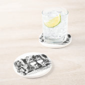 ヴィンテージアリスinワンダーランド、トゥィードルダム・トゥィードルディー コースター (側面)