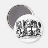 ヴィンテージアリスinワンダーランド、トゥィードルダム・トゥィードルディー マグネット (正面/裏面)