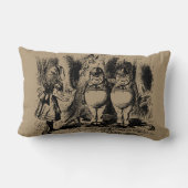 ヴィンテージアリスinワンダーランド、トゥィードルダム・トゥィードルディー ランバークッション (裏面)