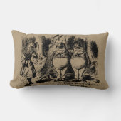 ヴィンテージアリスinワンダーランド、トゥィードルダム・トゥィードルディー ランバークッション (正面)