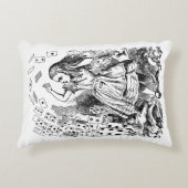 ヴィンテージアリスinワンダーランド,トランプ 飛んでいる アクセントクッション (正面)