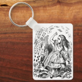 ヴィンテージアリスinワンダーランド,トランプ 飛んでいる キーホルダー (正面)