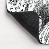 ヴィンテージアリスinワンダーランド，トランプ 飛んでいる マウスパッド (コーナー)