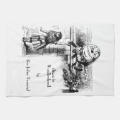 ヴィンテージアリスinワンダーランド，ハンプティ・ダンプティ・オン・ウォール キッチンタオル (横)