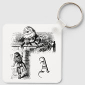 ヴィンテージアリスinワンダーランド，ハンプティ・ダンプティ・オン・ウォール キーホルダー (裏面)