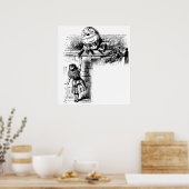 ヴィンテージアリスinワンダーランド,ハンプティ・ダンプティ・オン・ウォール ポスター (キッチン)