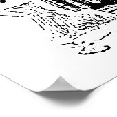 ヴィンテージアリスinワンダーランド，ハンプティ・ダンプティ・オン・ウォール ポスター (角)