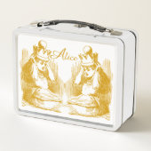 ヴィンテージアリスinワンダーランド メタルランチボックス (裏面)