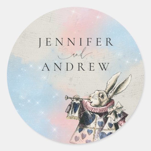 ヴィンテージアリスinワンダーランド ラウンドシール (正面)